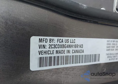 2022 Dodge Charger Sxt Rwd from USA, damaged, VIN 2C3CDXBG4NH169143